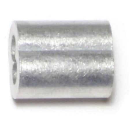 Midwest Fastener 5/32" Aluminum Cable Ferrules 100PK 54890